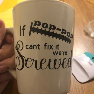 If “” can’t fix it we’re screwed coffee mug